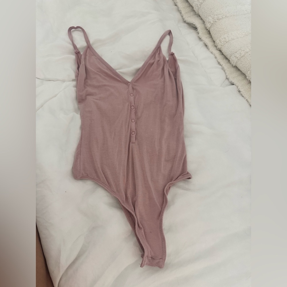 Women's light pink Bodysuit